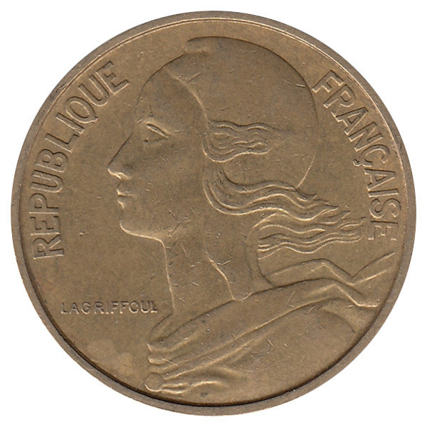 Франция 50 сантимов 1964 год