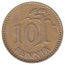 Финляндия 10 пенни 1975 год
