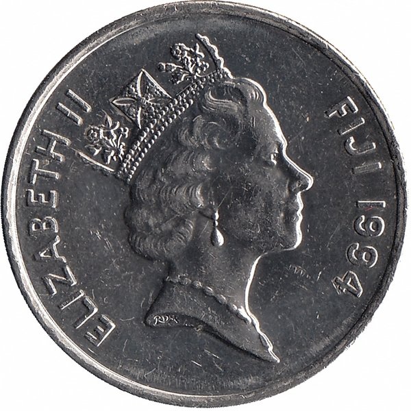 Фиджи 20 центов 1994 год