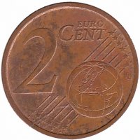 Германия 2 евроцента 2007 год (J)