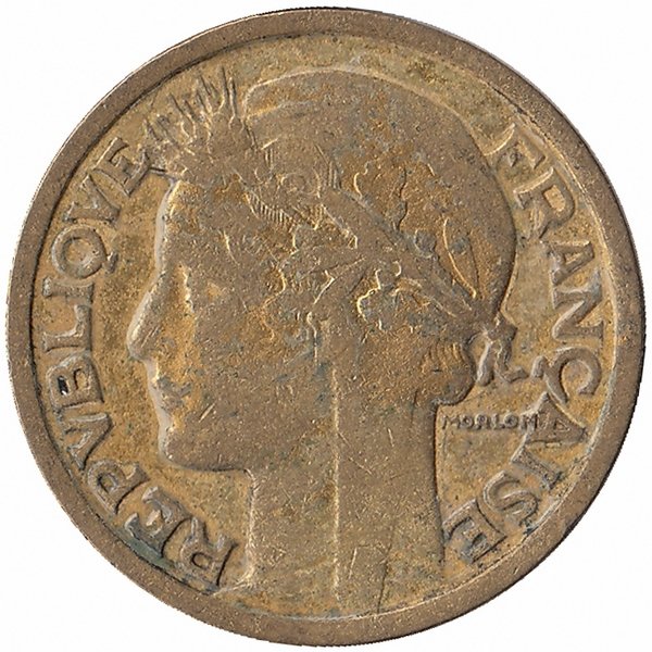 Франция 2 франка 1933 год