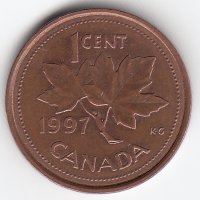 Канада 1 цент 1997 год