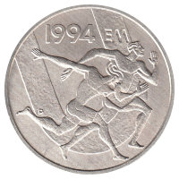Финляндия 100 марок 1994 год (Чемпионат Европы по лёгкой атлетики)