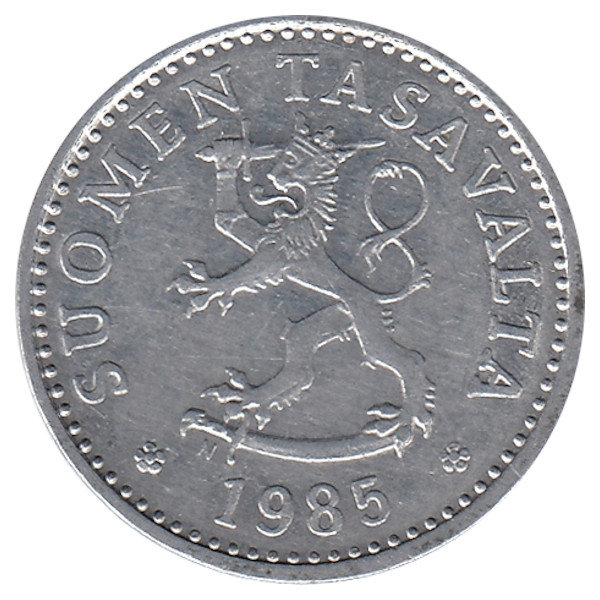 Финляндия 10 пенни 1985 год 