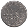 Франция 100 франков 1954 год