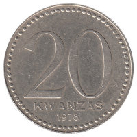 Ангола 20 кванз 1978 год