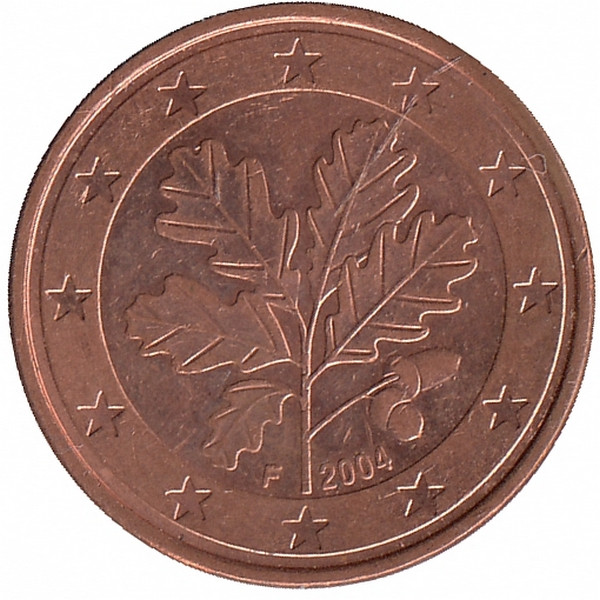 Германия 5 евроцентов 2004 год (F)