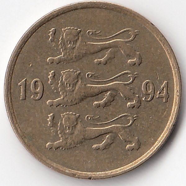 Эстония 10 сентов 1994 год