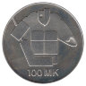 Финляндия 100 марок 1991 год (Чемпионат мира по хоккею)