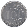 Финляндия 10 пенни 1983 год «N»