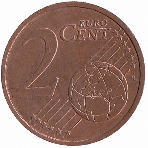Германия 2 евроцента 2003 год (J)