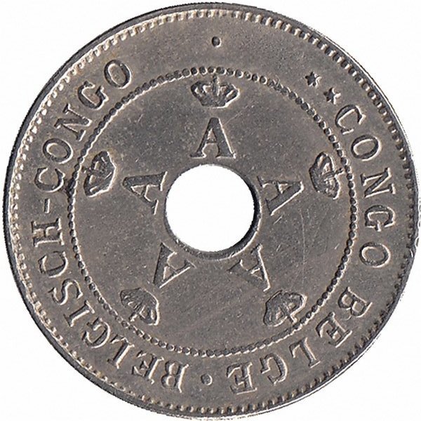 Бельгийское Конго 10 сантимов 1911 год