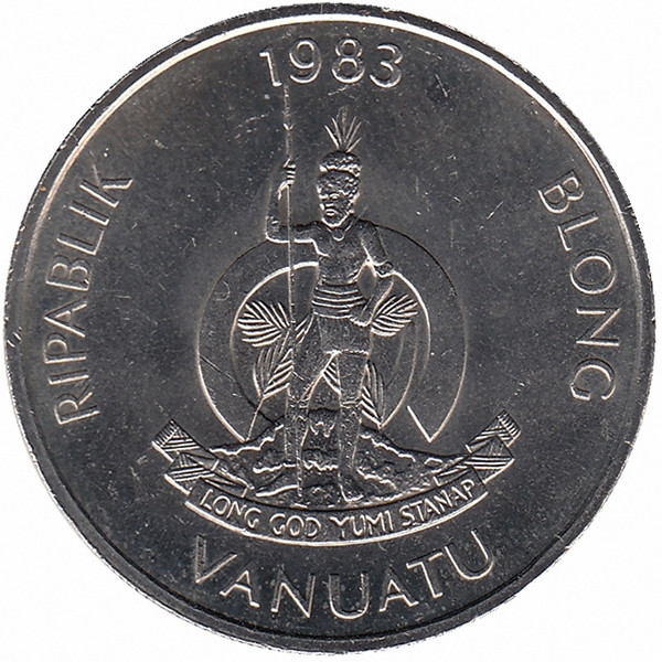 Вануату 20 вату 1983 год (aUNC)