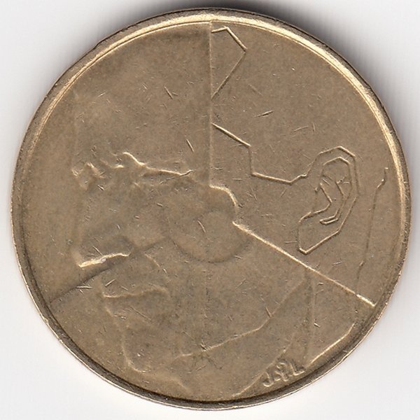 Бельгия (Belgique) 5 франков 1987 год