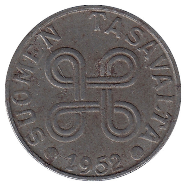 Финляндия 5 марок 1952 год