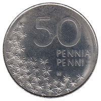 Финляндия 50 пенни 2000 год (UNC)