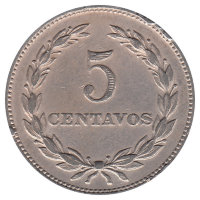 Сальвадор 5 сентаво 1974 год