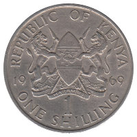 Кения 1 шиллинг 1969 год