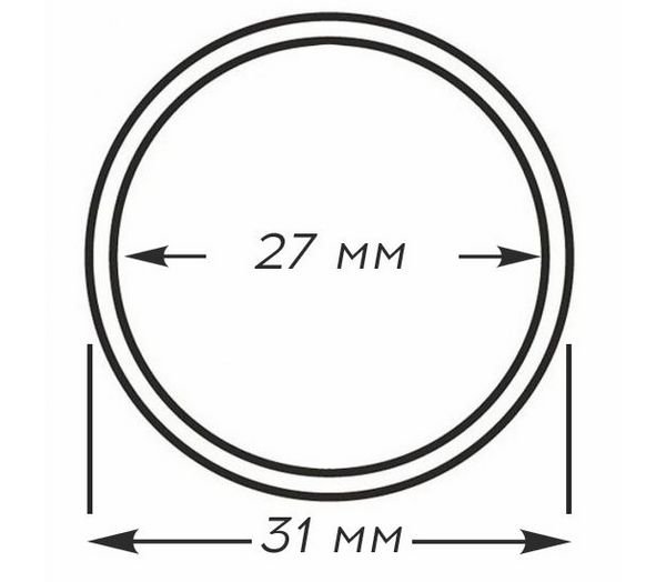капсулы для монет диаметр 27 мм