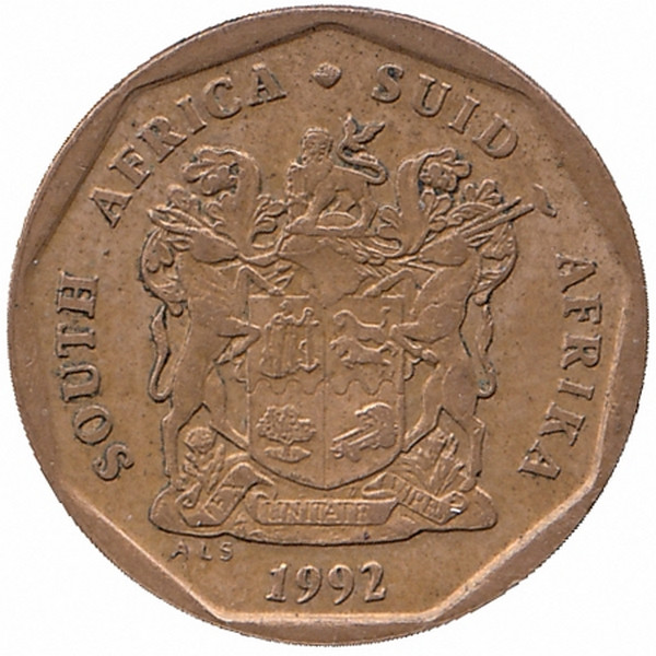 ЮАР 20 центов 1992 год