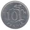 Финляндия 10 пенни 1988 год 