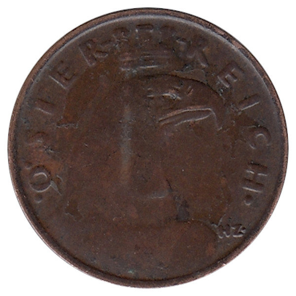 Австрия 1 грош 1933 год