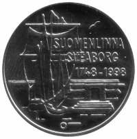Финляндия 100 марок 1998 год (Крепость Свеаборг)