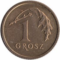 Польша 1 грош 2007 год