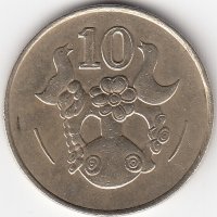 Кипр 10 центов 1994 год