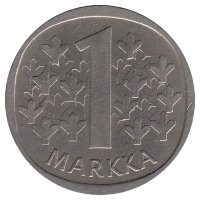 Финляндия 1 марка 1969 год