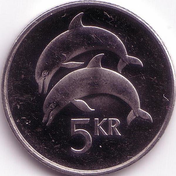 Исландия 5 крон 1999 год