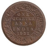 Британская Индия 1/4 анна 1935 год