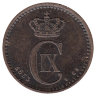 Дания 1 эре 1883 год