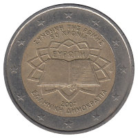 Греция 2 евро 2007 год