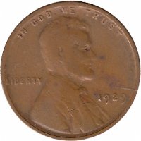 США 1 цент 1929 год