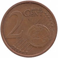 Германия 2 евроцента 2002 год (G)