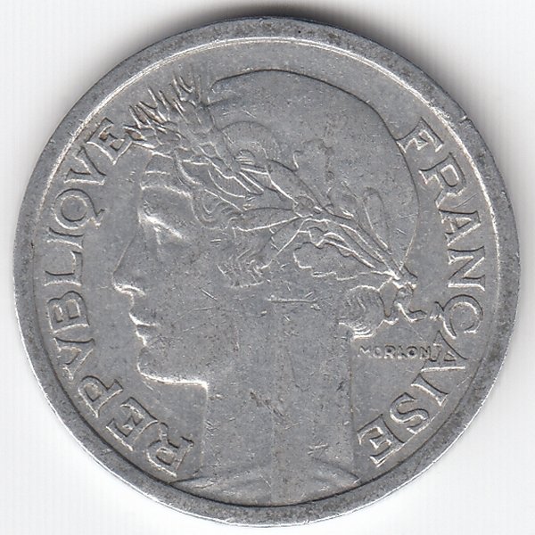 Франция 1 франк 1957 год