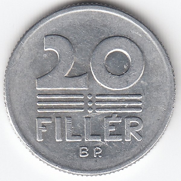 Венгрия 20 филлеров 1983 год