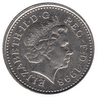 Великобритания 5 пенсов 1998 год
