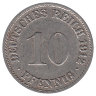 Германия 10 пфеннигов 1912 год (А)