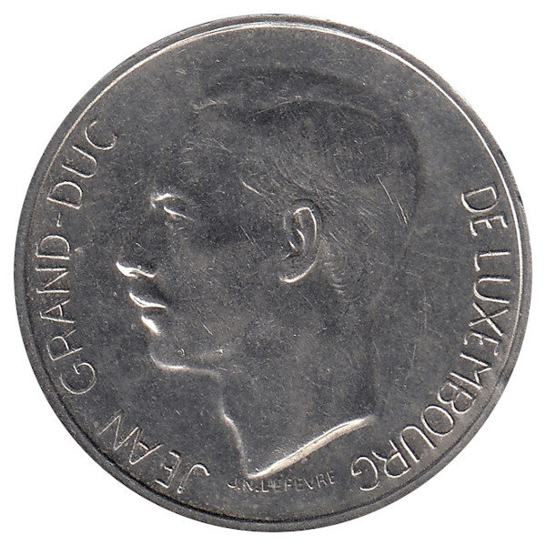 Люксембург 10 франков 1972 год