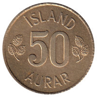 Исландия 50 эйре 1970 год