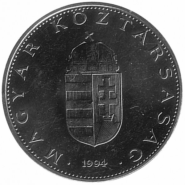 Венгрия 10 форинтов 1994 год (aUNC)