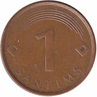 Латвия 1 сантим 2007 год