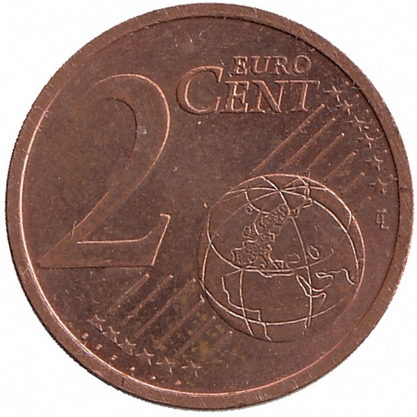 Германия 2 евроцента 2011 год (D)