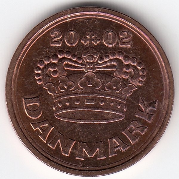 Дания 50 эре 2002 год