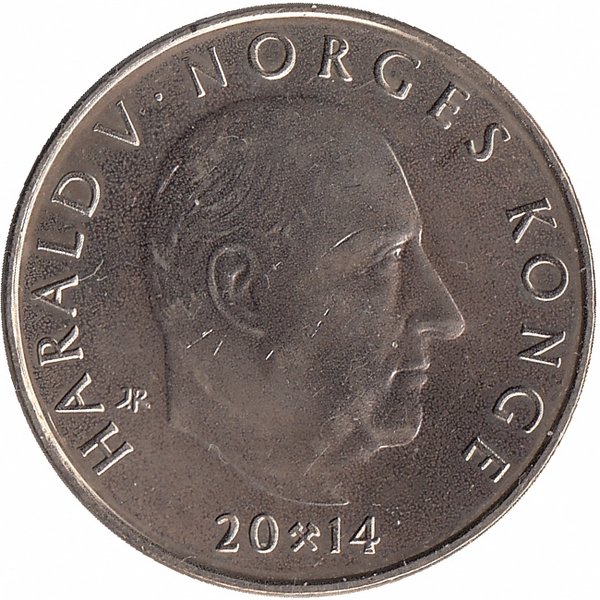 Норвегия 20 крон 2014 год (UNC)
