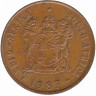 ЮАР 1 цент 1987 год