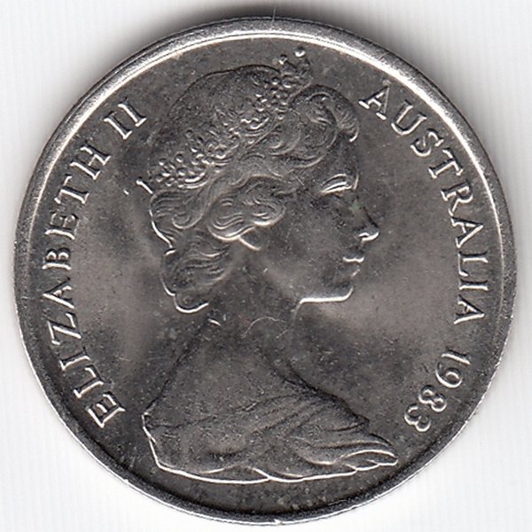 Австралия 5 центов 1983 год