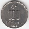 Турция  100 000 лир  2004 год
